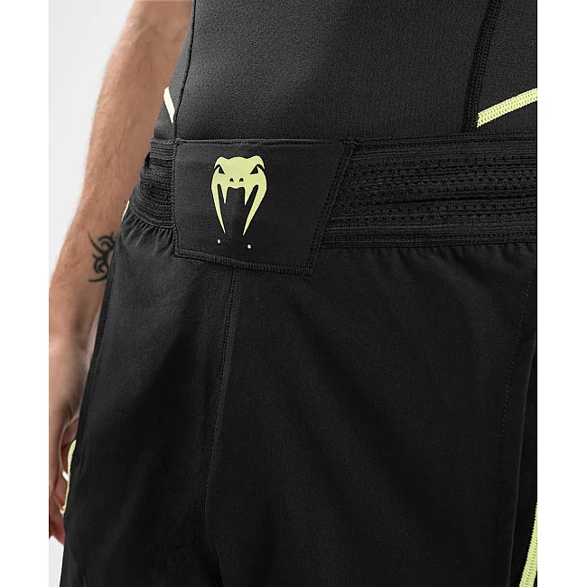 Шорти для ММА VENUM Fusion 2.0 Fightshort Black Yellow