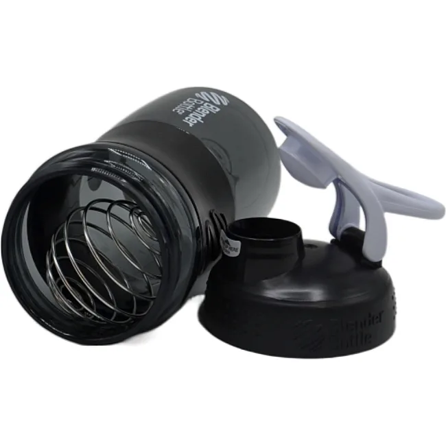Спортивный шейкер-бутылка BLENDERBOTTLE SportMixer Flip 20oz/590мл Black/White