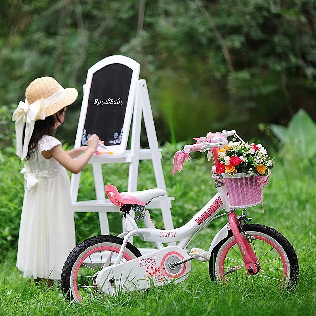 Велосипед для детей ROYALBABY JENNY GIRLS 18", OFFICIAL UA, белый