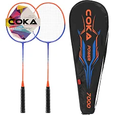 Ракетки для бадминтона в чехле COKA 7000 (Разные цвета)