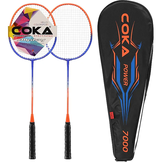 Ракетки для бадминтона в чехле COKA 7000 (Разные цвета)