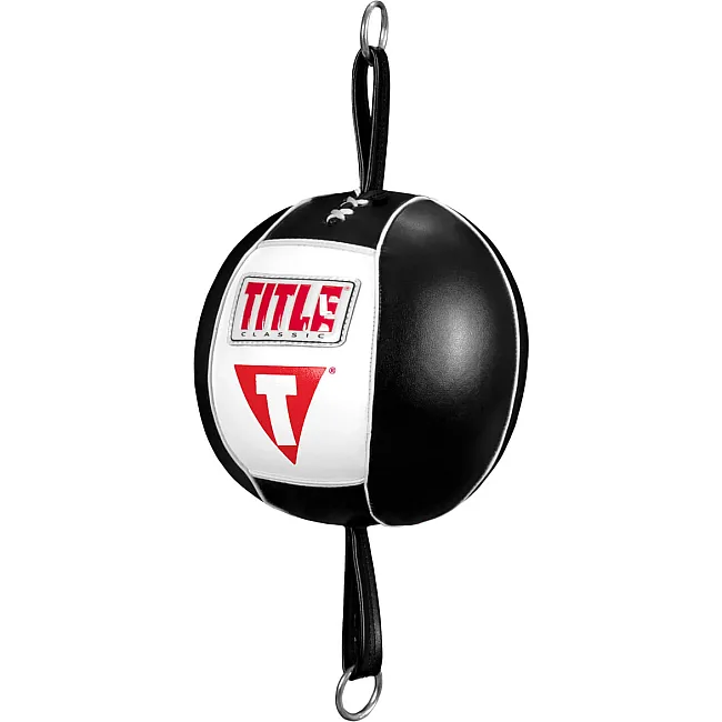 Груша боксерська на розтяжках TITLE Classic Double End Bag 3.0 White/Red розмір 5