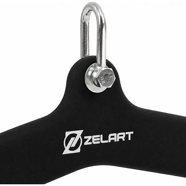 Рукоятка для тяги вниз c широким хватом Lat Pull Down Bar нескользящее покрытие ZELART TA-00062 (Черный)
