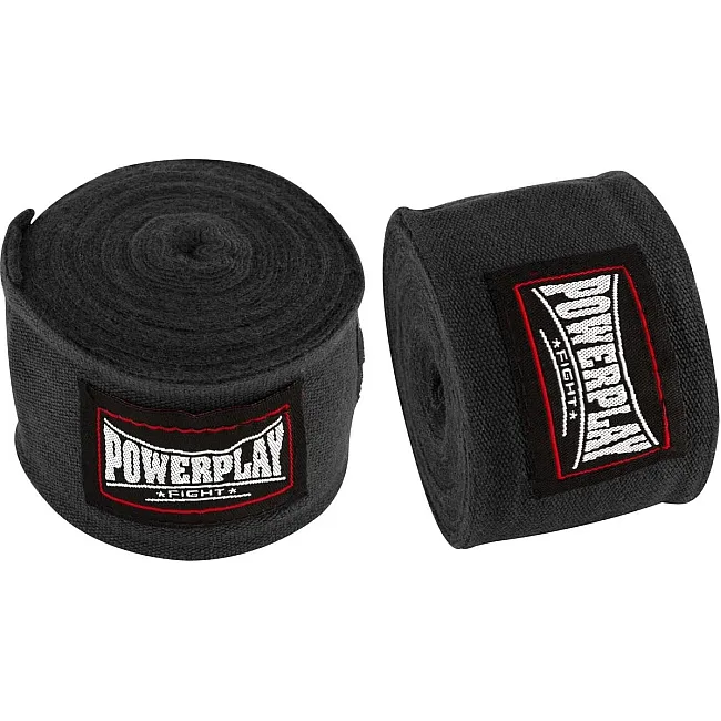 Бинты для бокса PowerPlay 3047 Черные