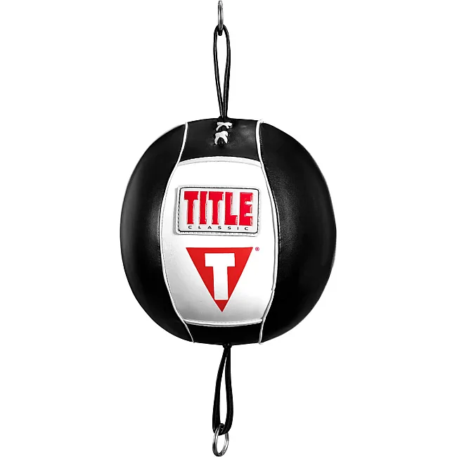 Груша боксерська на розтяжках TITLE Classic Double End Bag 3.0 White/Red розмір 5