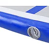 Килимок надувний Airtrack inSPORTline Airstunt 500x100x10 см, біло-синій
