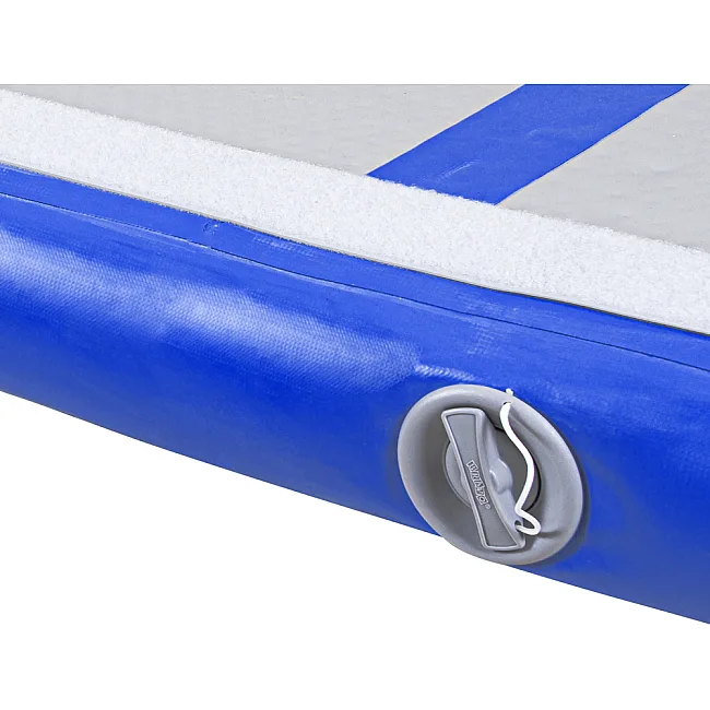 Килимок надувний Airtrack inSPORTline Airstunt 500x100x10 см, біло-синій