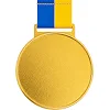 Медаль спортивна зі стрічкою SP-SPORT UKRAINE з українською символікою C-6833 (Золотий)