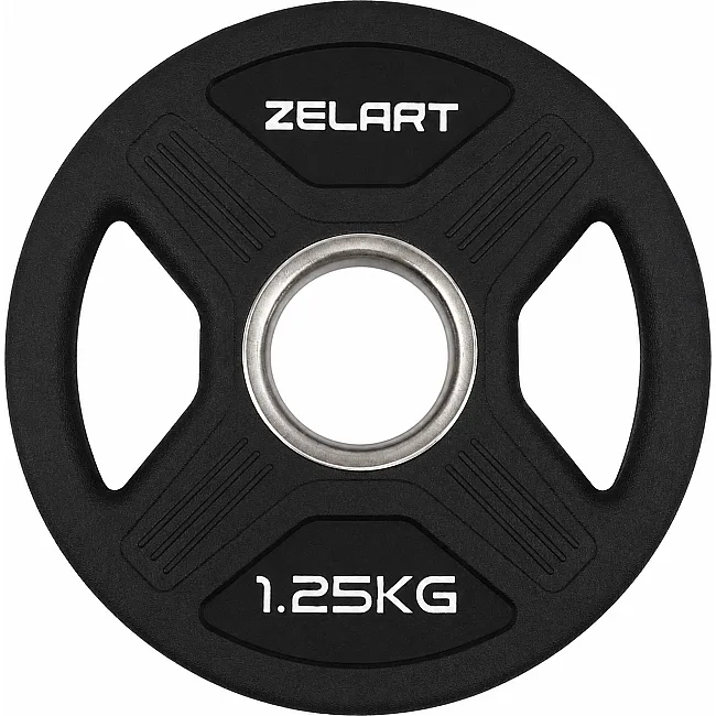 Млинці диски TPU 2 Handle металева втулка ZELART TA-6995-1_25 (Чорний)