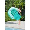 Кресло надувное для плавания Bestway Comfort Plush Pro 43719 145 х 120 см, бирюзовое