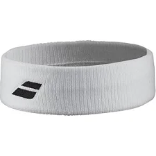 Связка BABOLAT LOGO HEADBAND WHITE/WHITE