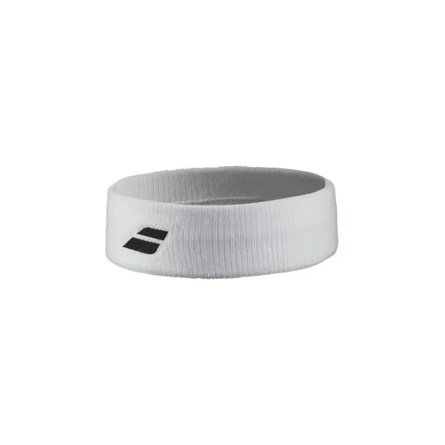 Пов'язка BABOLAT LOGO HEADBAND WHITE/WHITE