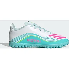 Сороконіжки дитячі ADIDAS F50 MESSI CLUB TF J білий, бірюзовий, рожевий (для дітей)