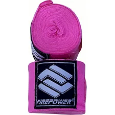 Бинты боксерские эластичные Firepower FPHW3 4.5м Розовые