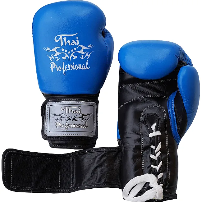 Боксерские перчатки Thai Professional BG5VL Синие