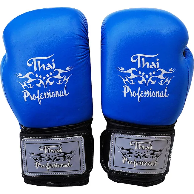 Боксерские перчатки Thai Professional BG5VL Синие