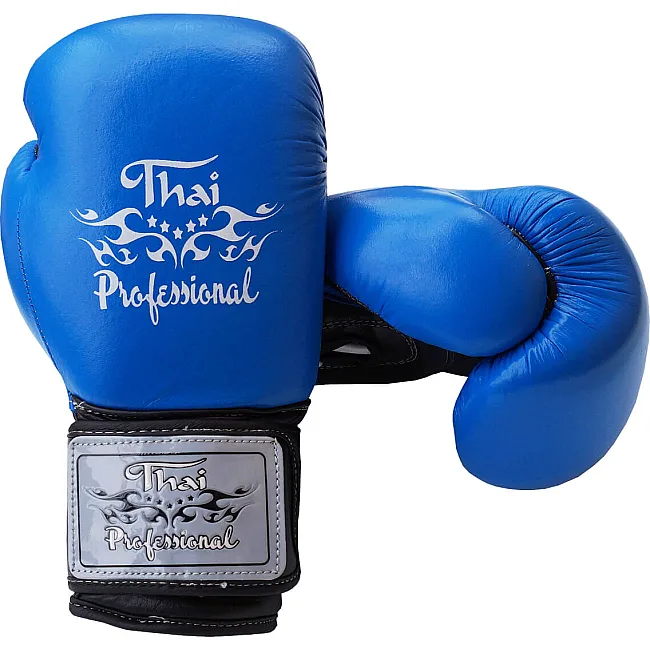 Боксерские перчатки Thai Professional BG5VL Синие