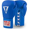 Боксерские перчатки TITLE Classic Originals Leather Training Gloves Lace 2.0 Синие Боксерские перчатки TITLE Classic Originals Leather Training Gloves Lace 2.0 Синие