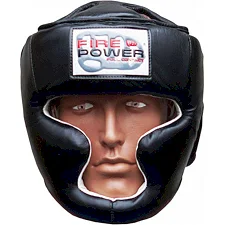Боксерский шлем FirePower FPHG3 Черный