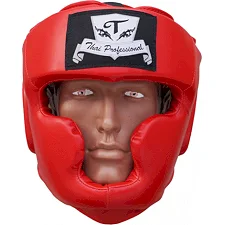 Боксерский шлем Thai Professional HG3L Красный