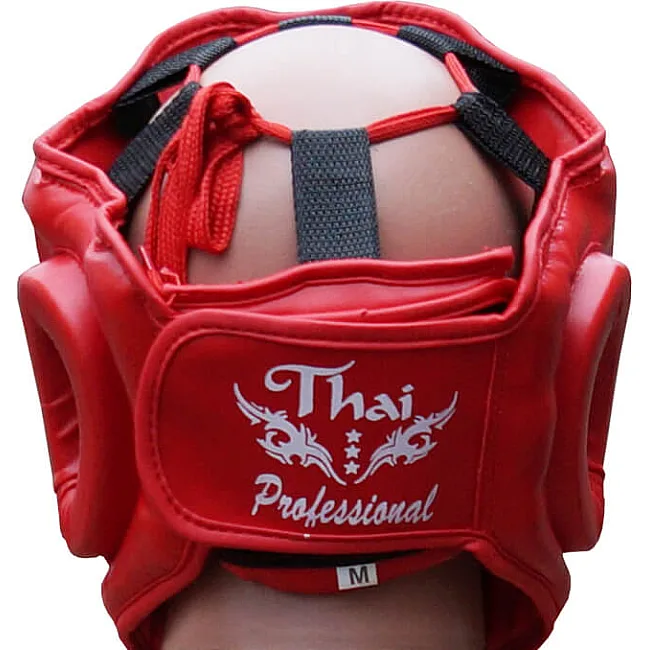 Боксерский шлем Thai Professional HG3L Красный