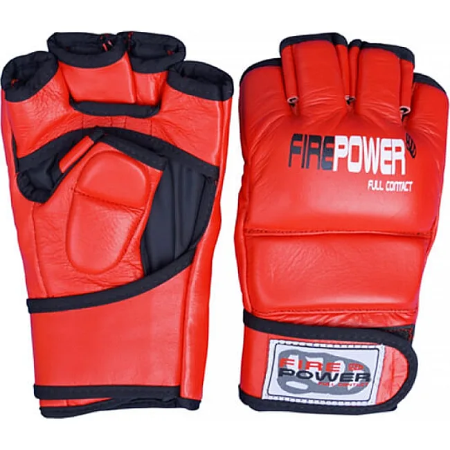 Перчатки MMA FirePower FPMG1 Красные