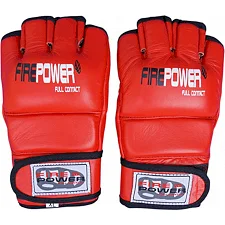 Перчатки MMA FirePower FPMG1 Красные