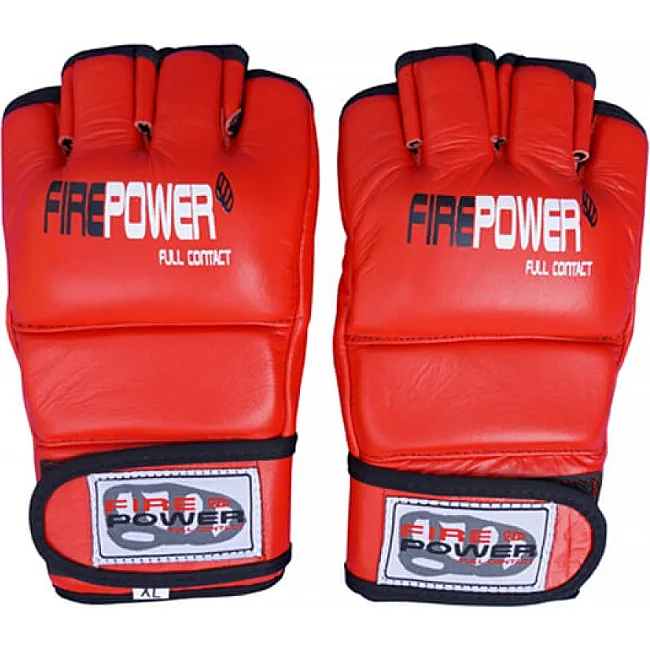 Перчатки MMA FirePower FPMG1 Красные