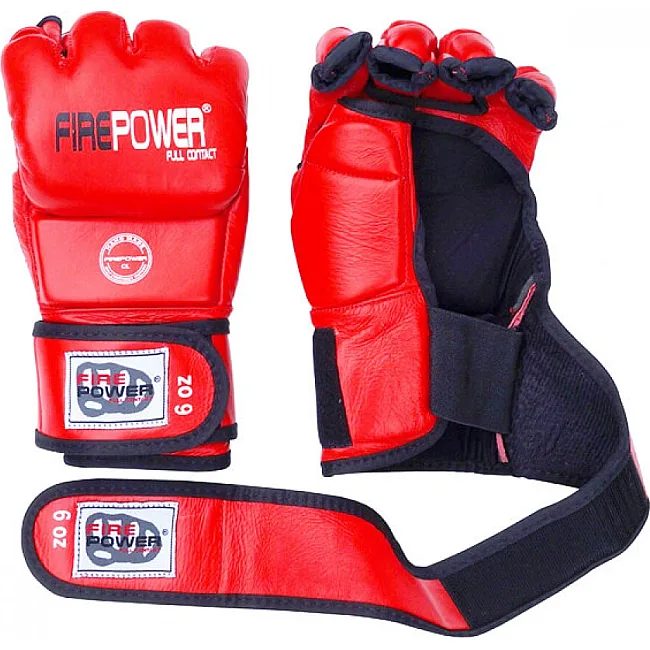 Перчатки MMA FirePower FPMG3 Красные