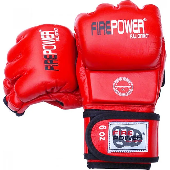 Перчатки MMA FirePower FPMG3 Красные