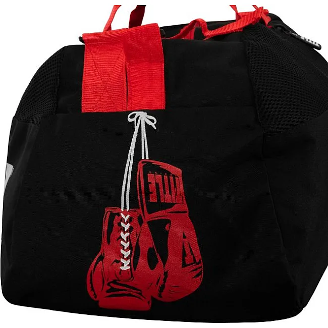 Сумка-рюкзак TITLE Boxing Champion Sports Черная с красным