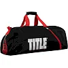 Сумка-рюкзак TITLE Boxing Champion Sports Черная с красным