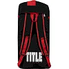 Сумка-рюкзак TITLE Boxing Champion Sports Черная с красным