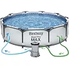 Каркасный бассейн 17в1 Bestway 56408, 305 x 76 см