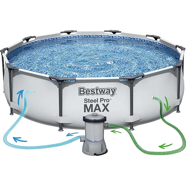 Каркасный бассейн 17в1 Bestway 56408, 305 x 76 см
