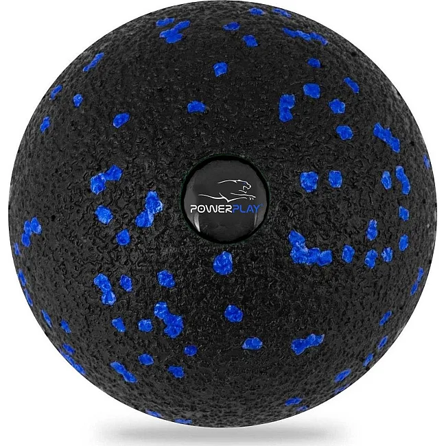 Масажний м'яч PowerPlay PP-4351 Epp Massage Ball (d10) Чорно/Синій