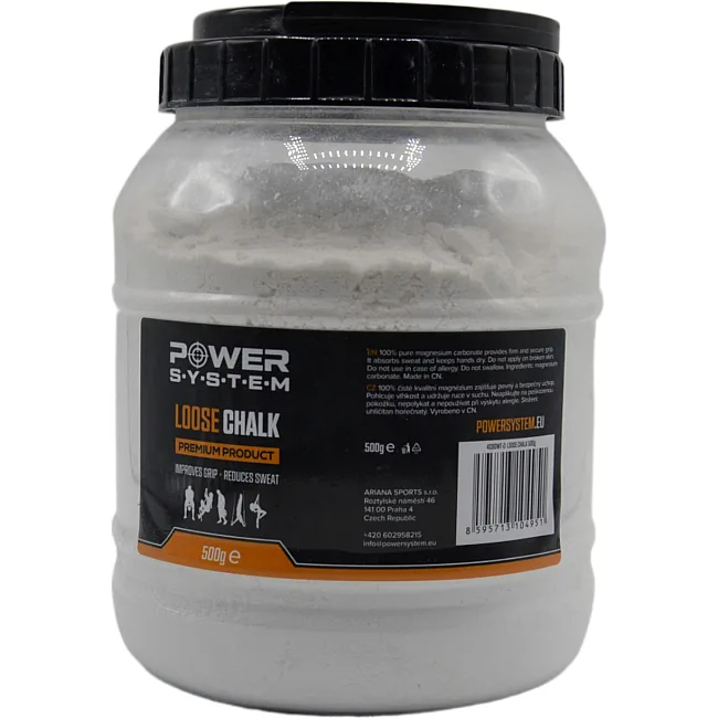Магнезия спортивная сухая POWER SYSTEM PS-4090 Powder Chalk 500 г.