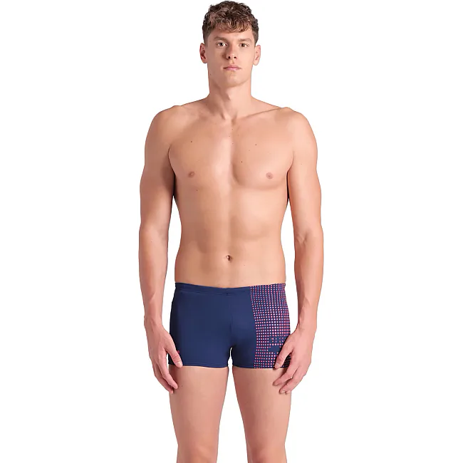 Плавки-шорты для мужчин Arena FOGGY DOTS SWIM SHORT темно-синий, коралловый