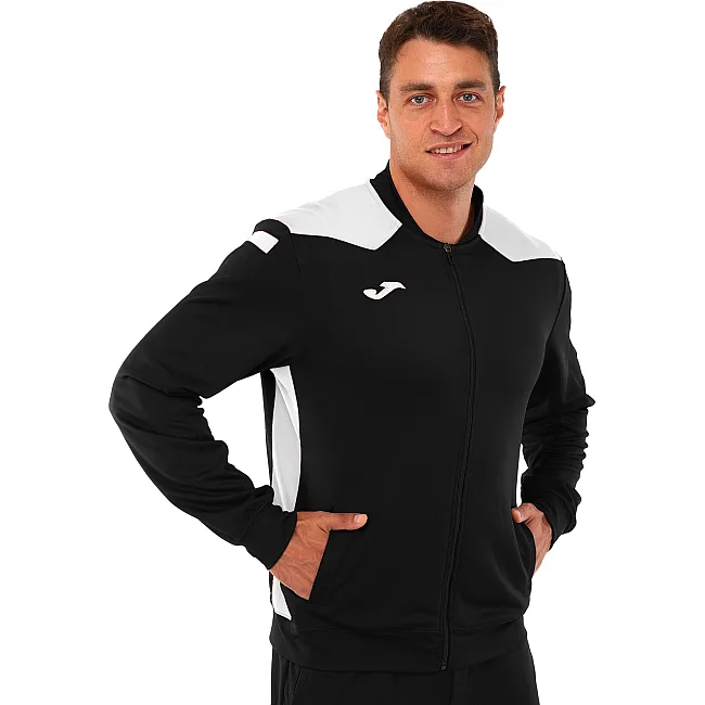 Спортивний костюм
 кофта на блискавці та штани JOMA

 CHAMPIONSHIP VI 101953-102
 (Чорний-білий)