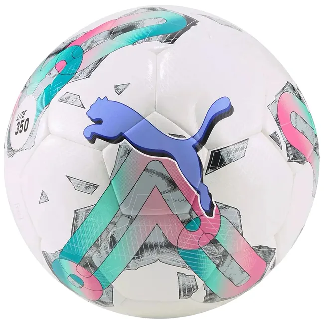 Мяч футбольный PUMA Orbita 5 HYB Lite 350 белый, фиолетовый, мультиколор 4