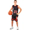 Детская баскетбольная форма
 NBA клуб Chicago Bulls 23 BA-6608 (Черный-красный)