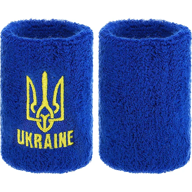 Спортивный напульсник
 впитывающий влагу UKRAINE BC-9282 1шт (Синий)