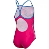 Детский купальник Arena DALY SWIMSUIT LIGHT DROP BACK розовый, белый, голубой