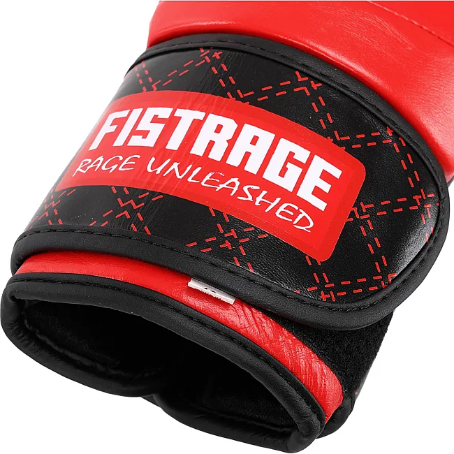Перчатки для бокса кожаные FISTRAGE VL-4275 (Синий-черный)