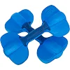 Гантели для аквафитнеса и аквааэробики аква-гантели Aqua Dumbbells MADWAVE
 Aquaaerobics Pair M082503 2шт (Синий)