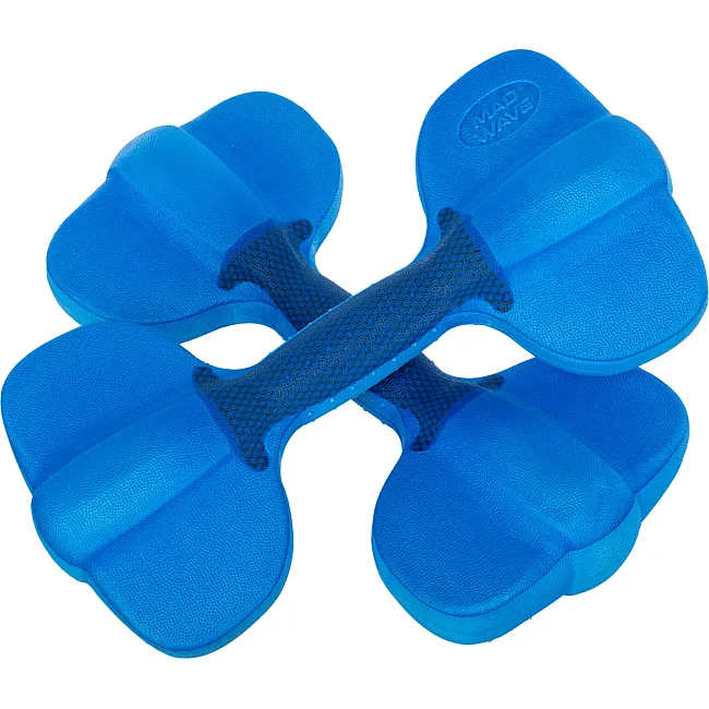 Гантели для аквафитнеса и аквааэробики аква-гантели Aqua Dumbbells MADWAVE
 Aquaaerobics Pair M082503 2шт (Синий)
