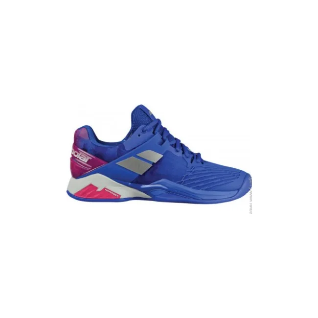 Кроссовки женские Babolat Propulse Fury clay women princess blue/fandango pink