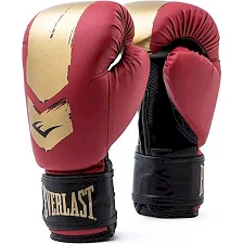 Боксерські рукавиці Everlast PROSPECT 2 BOXING GLOVE червоний, золотий 6 унцій