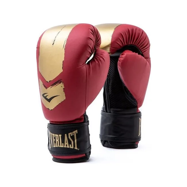Боксерские перчатки Everlast PROSPECT 2 BOXING GLOVE красный, золотой 6 унций