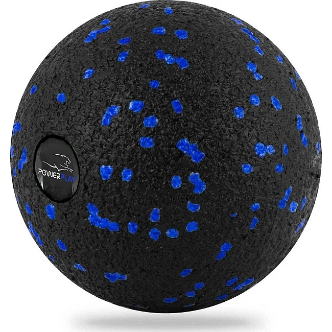 Масажний м'яч PowerPlay PP-4351 Epp Massage Ball (d10) Чорно/Синій
